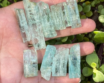 Sky Blue Aquamarine With Smoky Quartz Bunch On Feldspar From