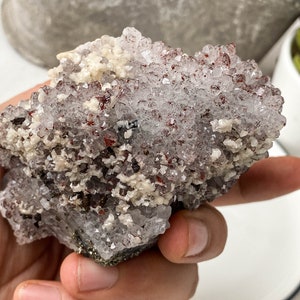 Crystal Chalcopyrite Specimen, Natural Crystal Chalcopyrite Symbiosis Specimen, Raw Crystal, Large Quartz Crystal Cluster, Birthday Gift