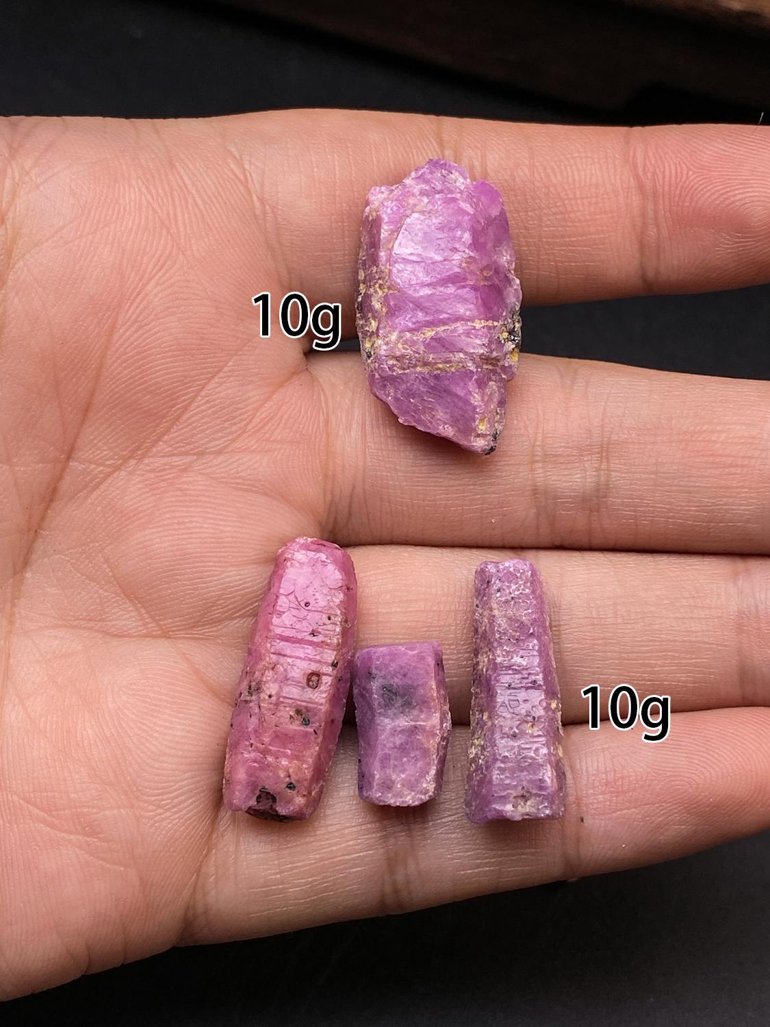 Natural Raw Red Ruby Corundum Specimen - Natural Uncut Ruby