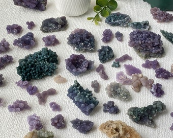 インドネシア産の素敵なグレープアゲート、グレープアゲート、紫