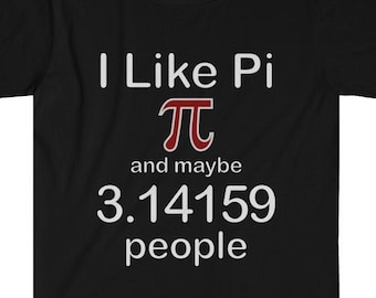 I Like Pi and Maybe 3.14159 People Shirt, Math Humor Fun Joke Teacher Tee, Mathematics Pun Student T-Shirt, Maroon Symbol, Unisex Women Men