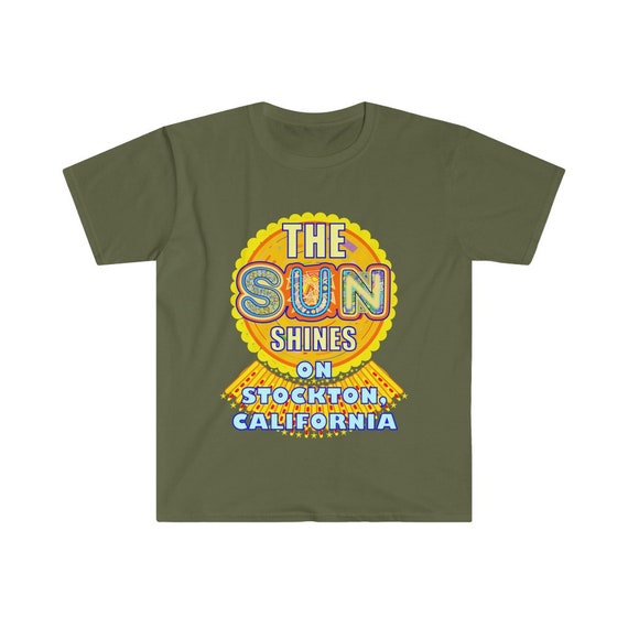 【IFYOUWANT】SUNSHINE WAVE T-shirt Stockton CA Sun Shines Shirt, California Artful Sunshine