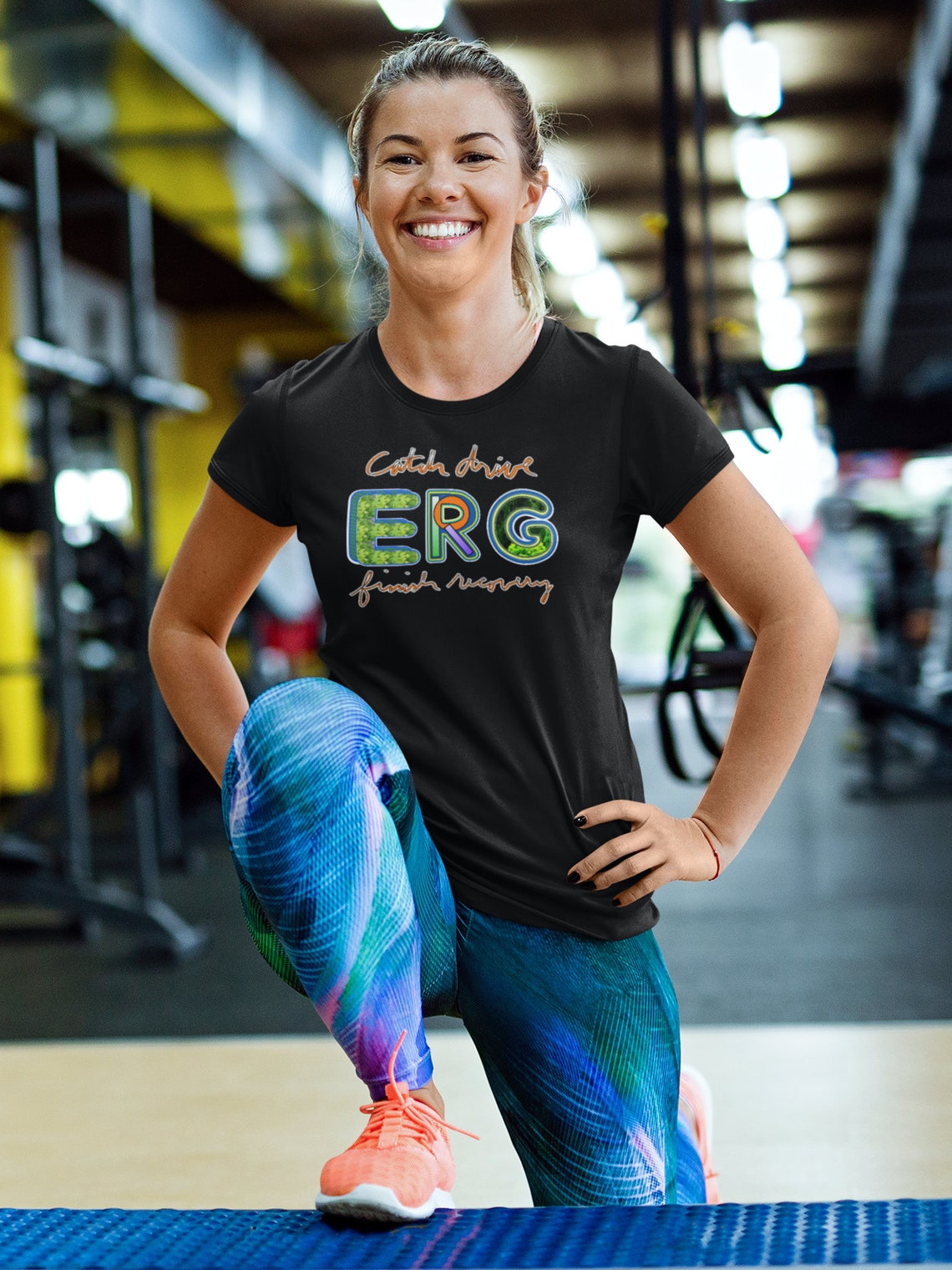 Erg Catch, Drive, Finish, Recovery Shirt Rowing Athlete Fitness Comfy T