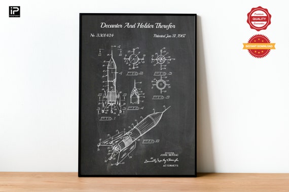 NASA Blueprint Posters Space Ships Blueprints Space Wall Art INSTANT ...