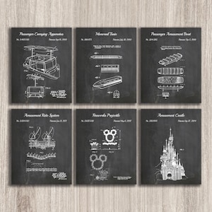 Impressões patenteadas de brinquedos de diversão com tema vintage, castelo de diversão, brinquedo de diversão, decoração de quarto infantil, presente para crianças, DOWNLOAD INSTANTÂNEO