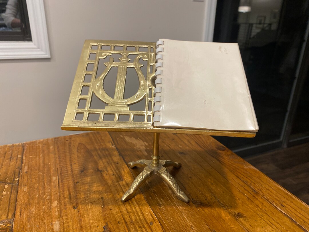Vintage Brass Music Photo Stand Photo Book Music Photo Book Etsy