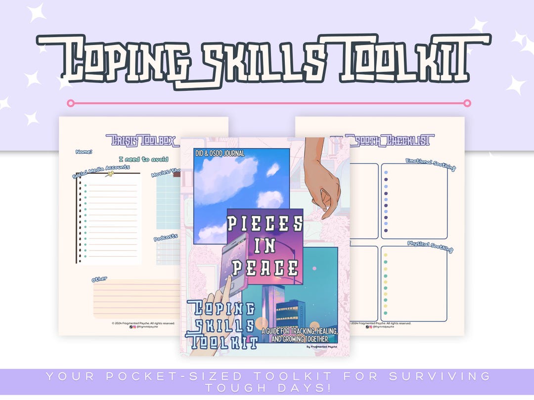 Trauma Therapy Coping Skills Toolkit: Self-care Workbook (digital ...