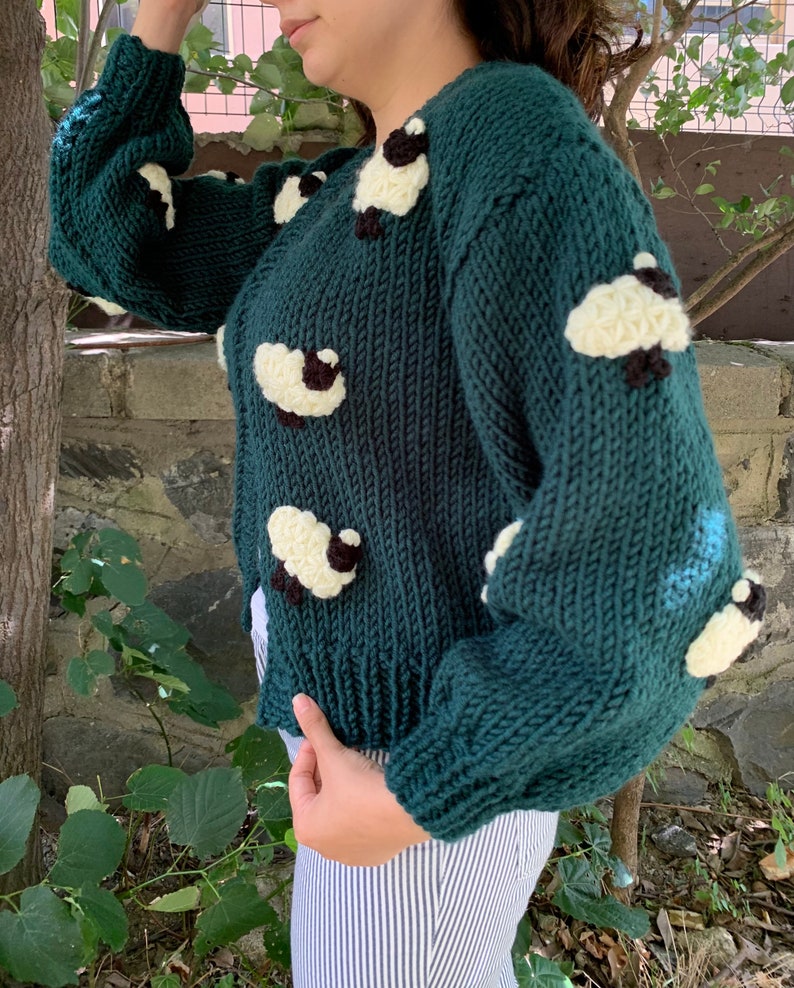 sheep sweater cardigan
