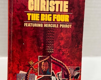Agatha Christie / THE BIG FOUR, Dell Book 0562 Vintage Hercule Poirot