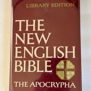 Library Edition: The New ENGLISH BIBLE The APOCRYPHA Oxford and Cambridge Press 1970