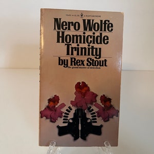 Homicide Trinity A Nero Wolfe Threesome vintage Bantam Edition 1970