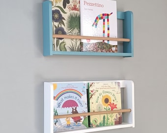 Estantería infantil de madera de haya Montessori: decoración flotante para la habitación infantil