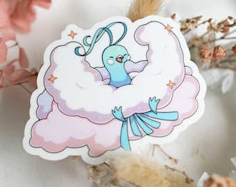 Pegatinas de Altaria kawaii
