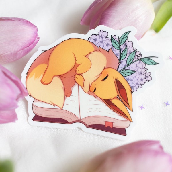 Evoli Book Decor Sticker kawaii