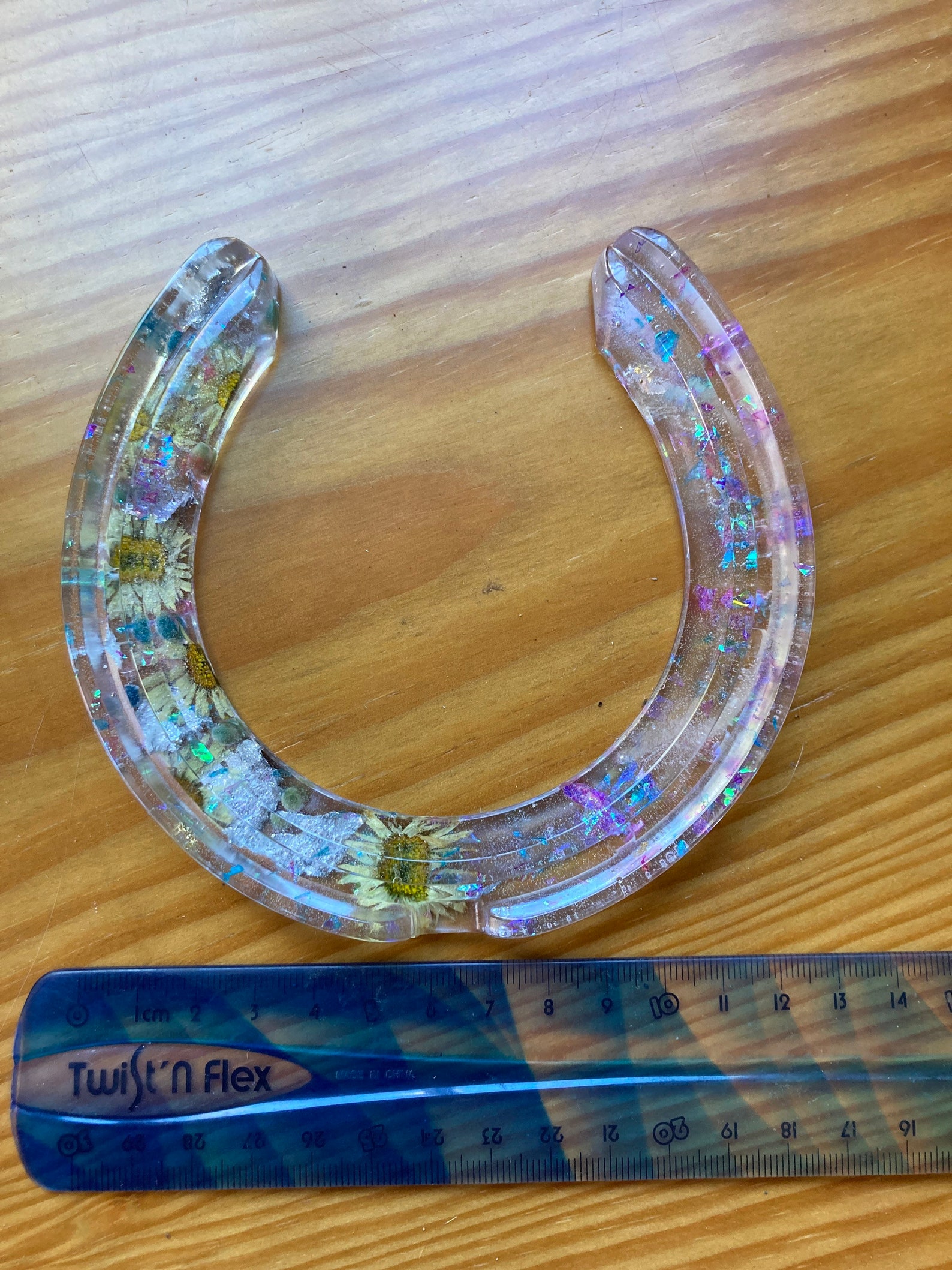 Resin horseshoe with YOUR horses hair. Etsy