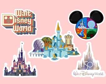 10 RANDOM MYSTERY SURPRISE DISNEY AUTHENTIC STICKERS FROM Hong Kong Disneyland 