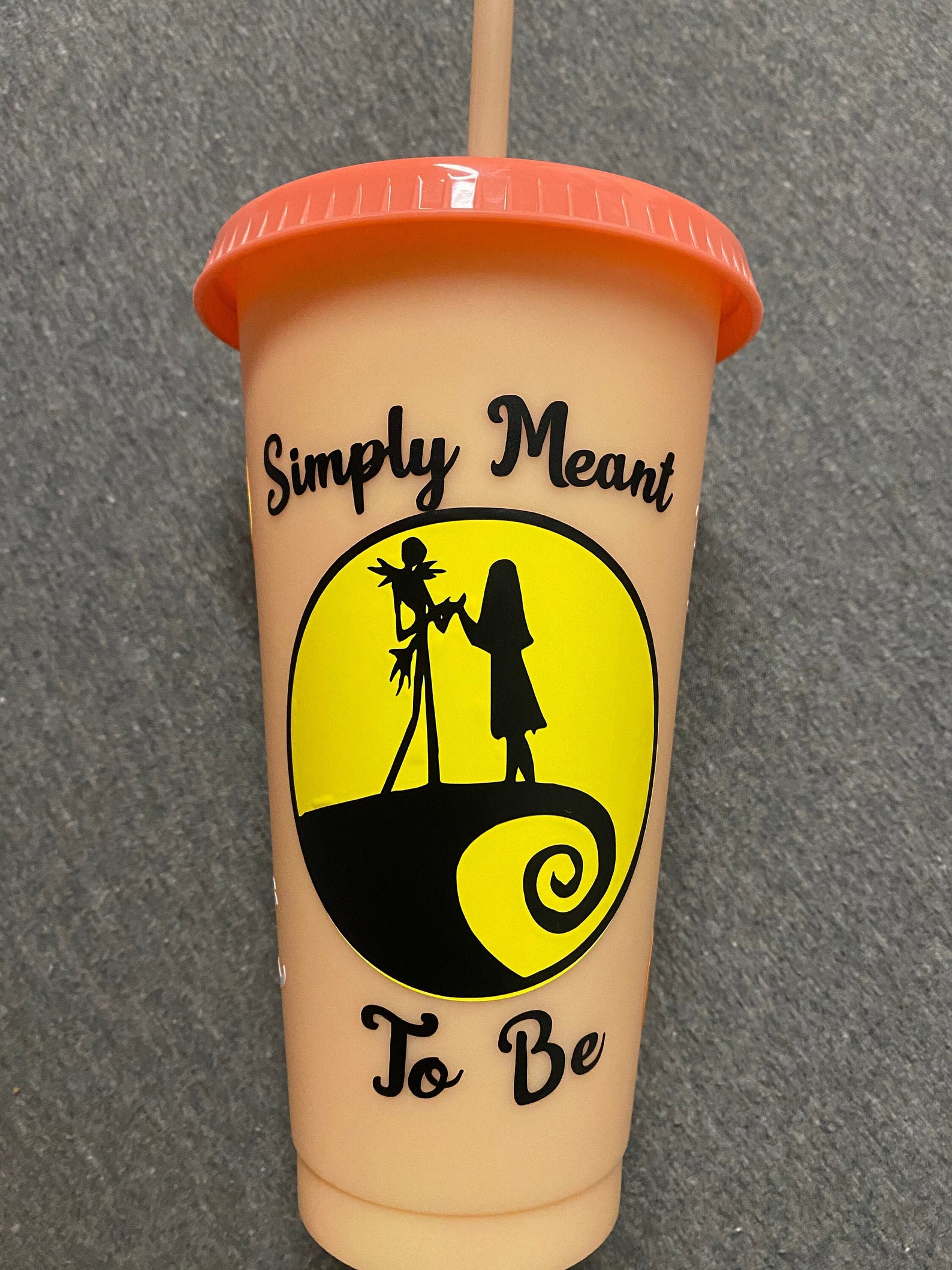 Nightmare Before Christmas Cup Color Changing Reusable Cup Etsy