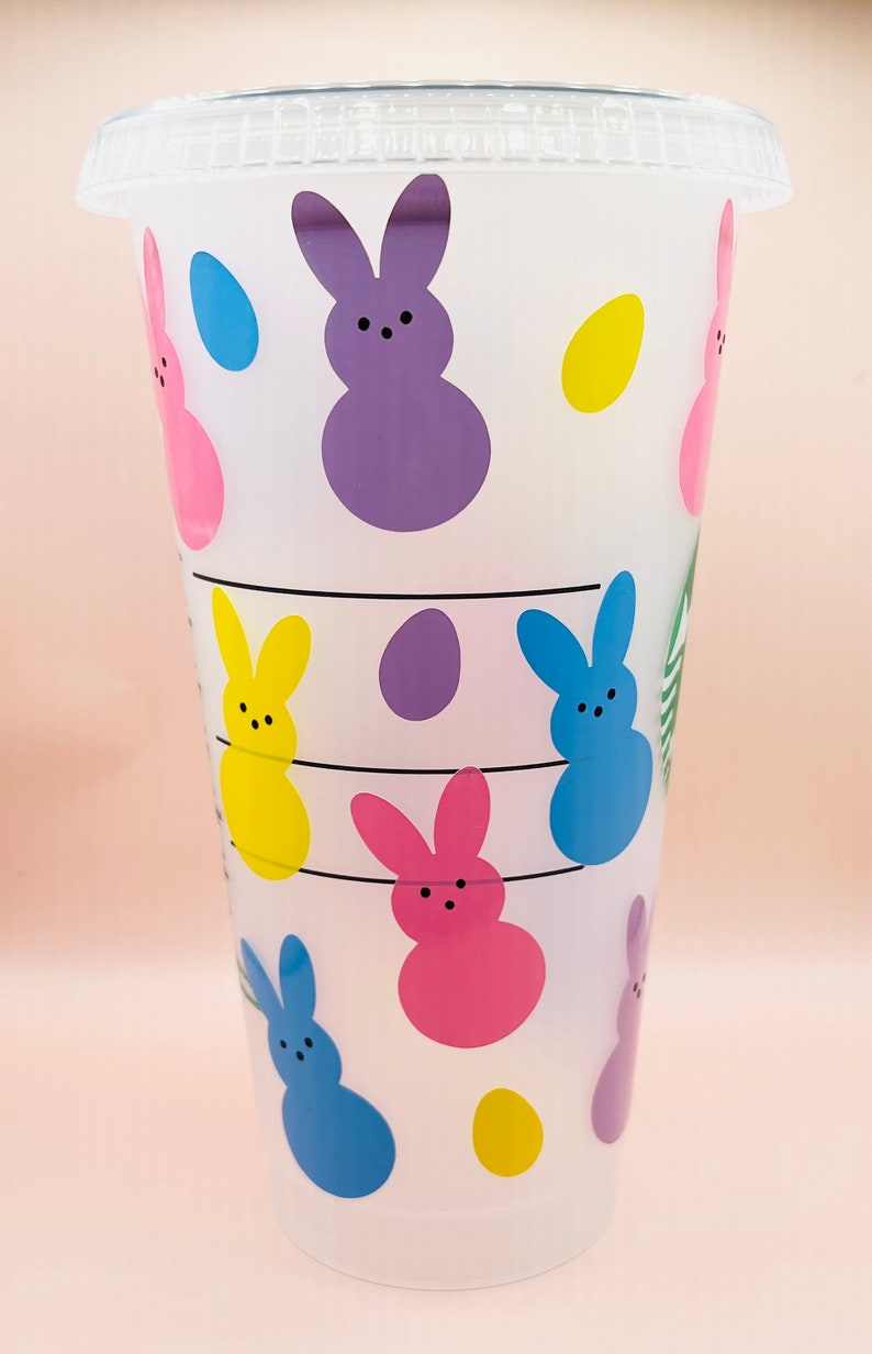 Easter Peeps Starbucks Cup Candy 24 Fl Oz Venti Size Etsy