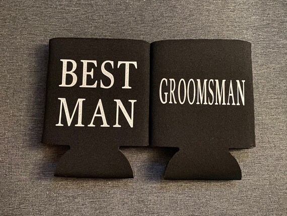 Groomsman/Best Man/Married Man Koozies – Vinyl Designs Store