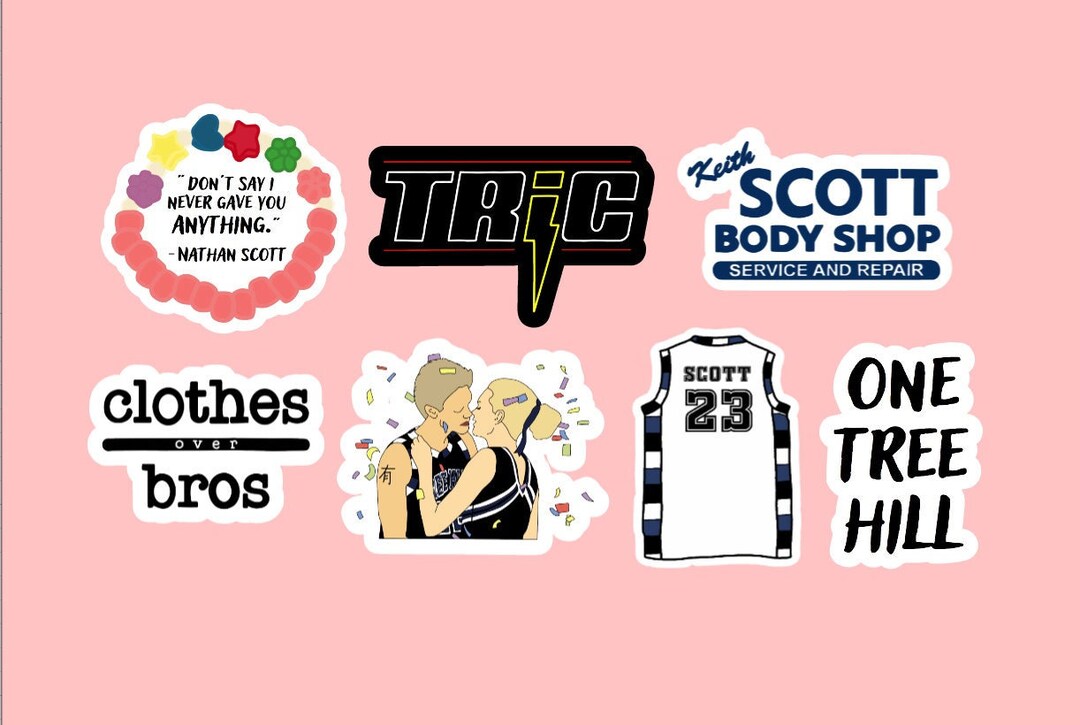 One Tree Hill Stickers Waterproof Nathan Lucas Scott Etsy