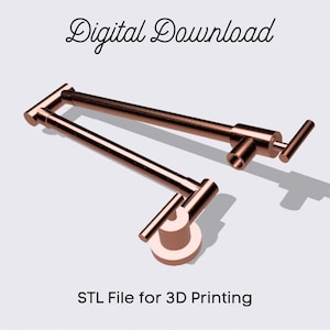 Dollhouse Miniature Potfiller | STL RESIN ONLY Printer File - 1:12 Scale Pot Filler | 3D Resin Print File