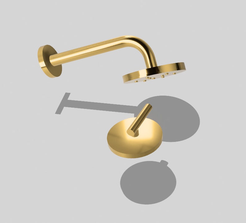 Miniature Shower Head STL File 3D Print for Dollhouse 1:12 - Etsy