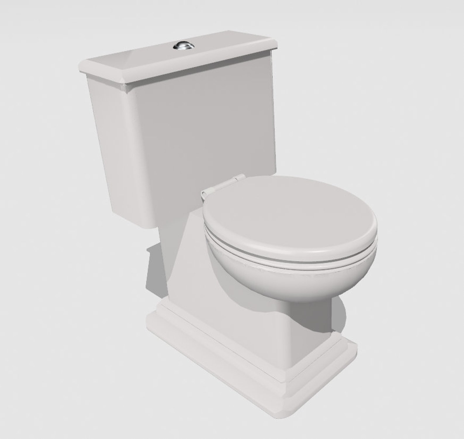 3D Print FILE Dollhouse Miniature Toilet Open & (Instant Download) Etsy