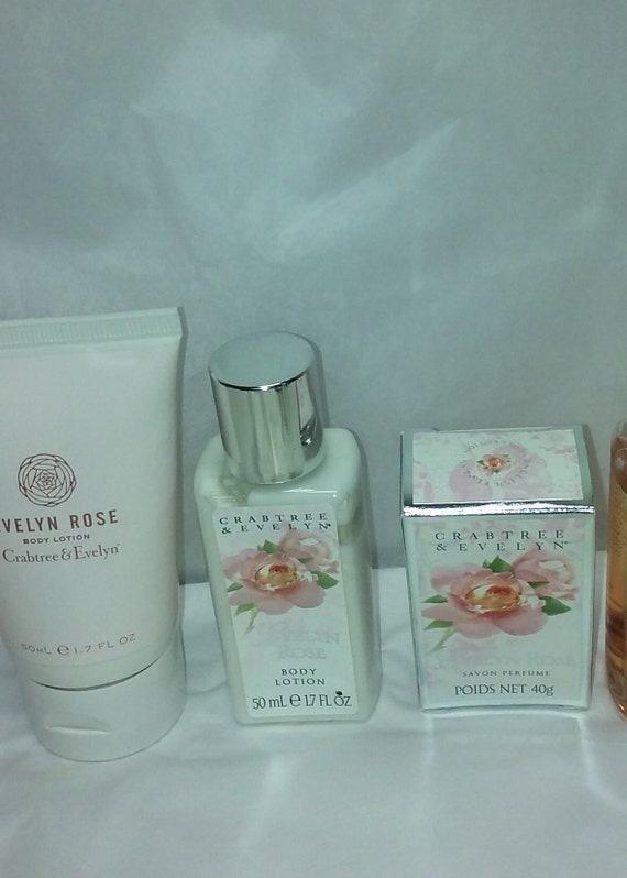 Buy Crabtree Evelyn Evelyn Rose Lotion Soap Set no Bag No Box