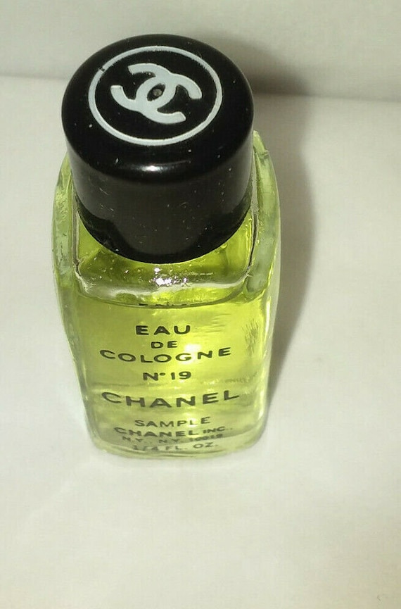 chanel no 19 eau de cologne 1/4 oz vintage no box