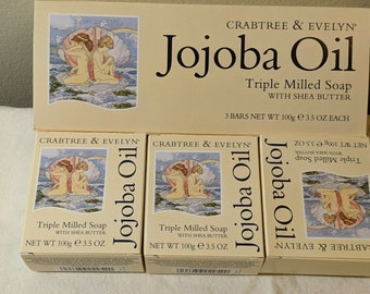 crabtree Evelyn Jojoba Seifenset mit 3 Seifen