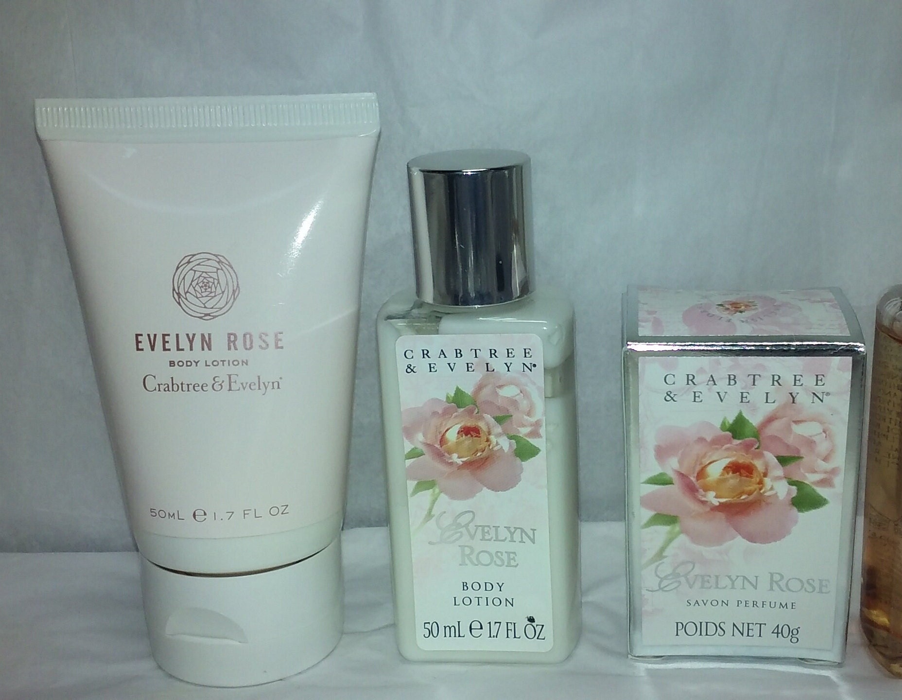 Crabtree Evelyn Evelyn Rose Lotion, Soap Set ,no Bag No Box - Etsy
