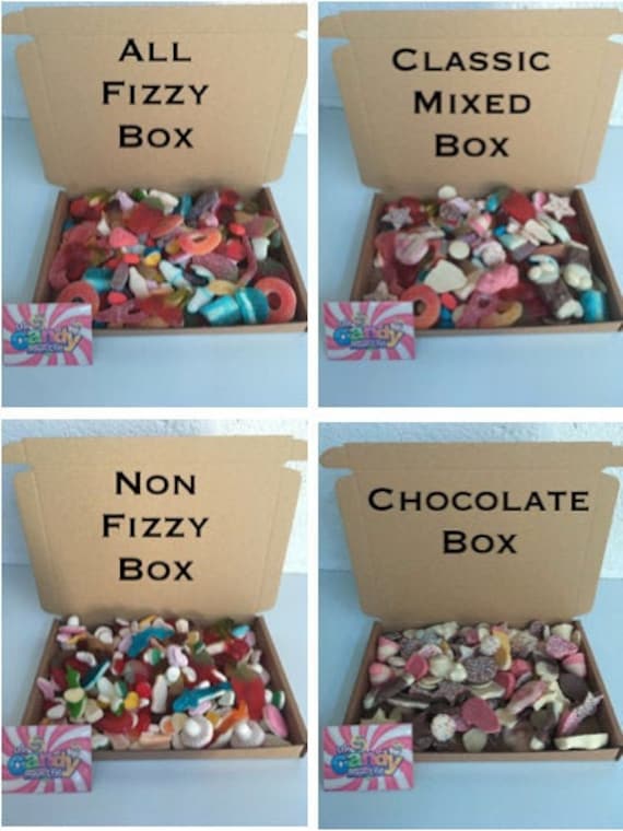 Pick N Mix Sweet Box Hamper Classic Sweets Haribo Etsy