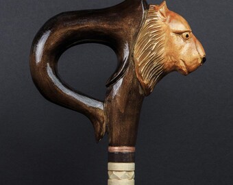 Bastón de León | Bastón Artesanal para Hombre y Mujer