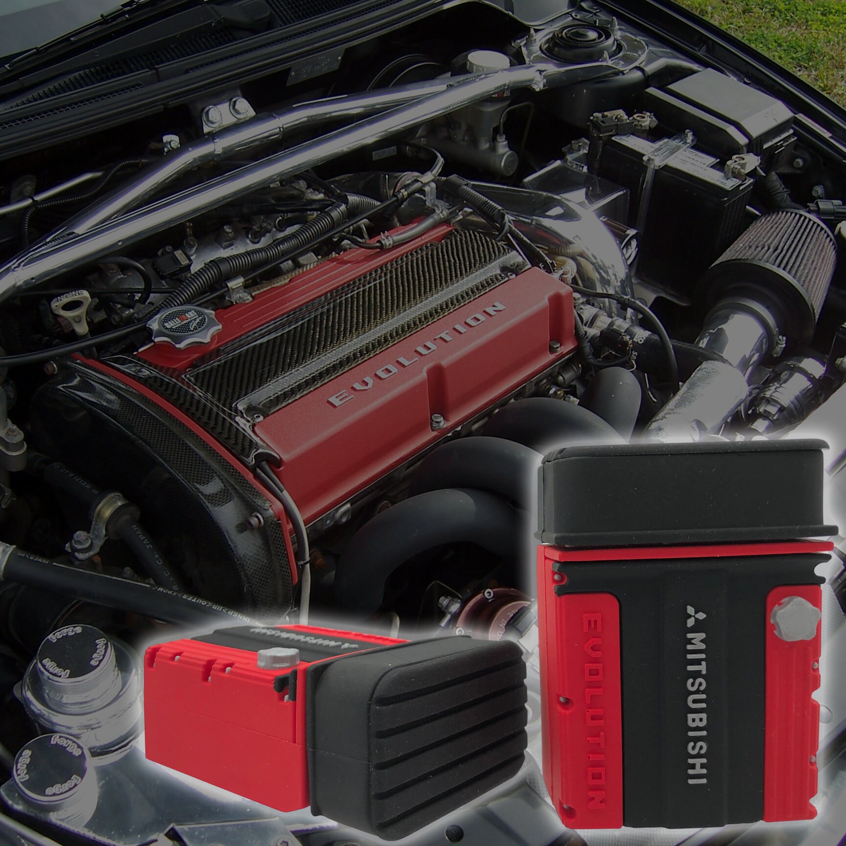 Mitsubishi 4G63 Engine AirPod Case gen 1 / 2 JDM Protection for