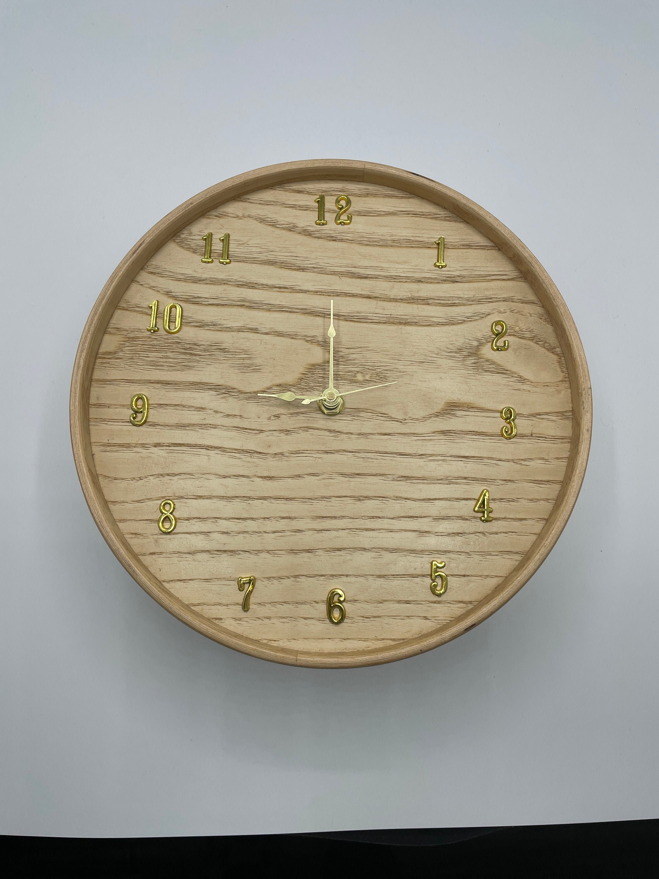 Handmade Wall Clock made with Repurposed Box Etsy