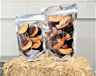 Freeze Dried Plumcots (Pluots) - Perfect blend of a Plum & Apricot- In Mylar Bag - Non-GMO - Just Fruit -  FREE SHIPPING On Orders 35.00+