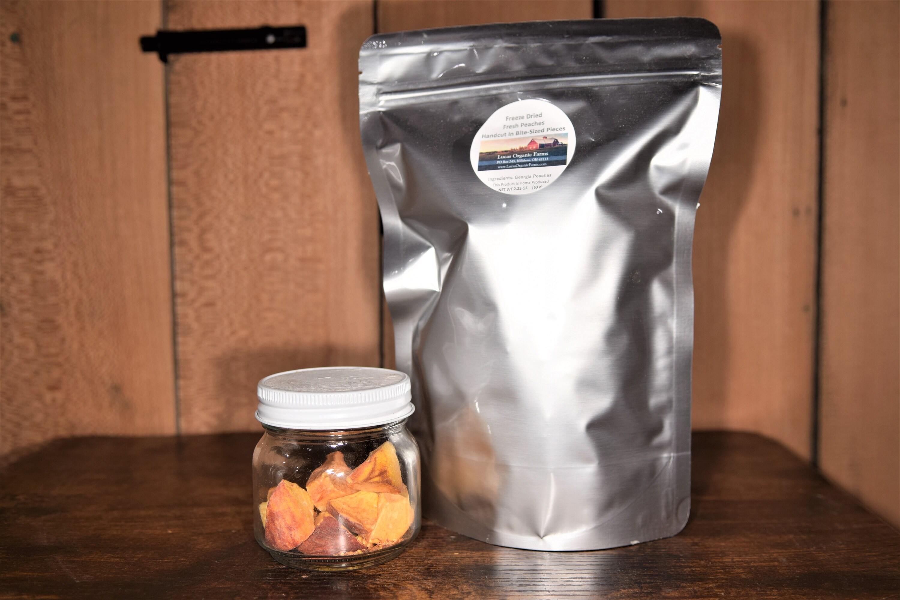 Freeze Dried Peaches - No Sugar Added - in Mylar Bag - FREE SHIPPING on ...