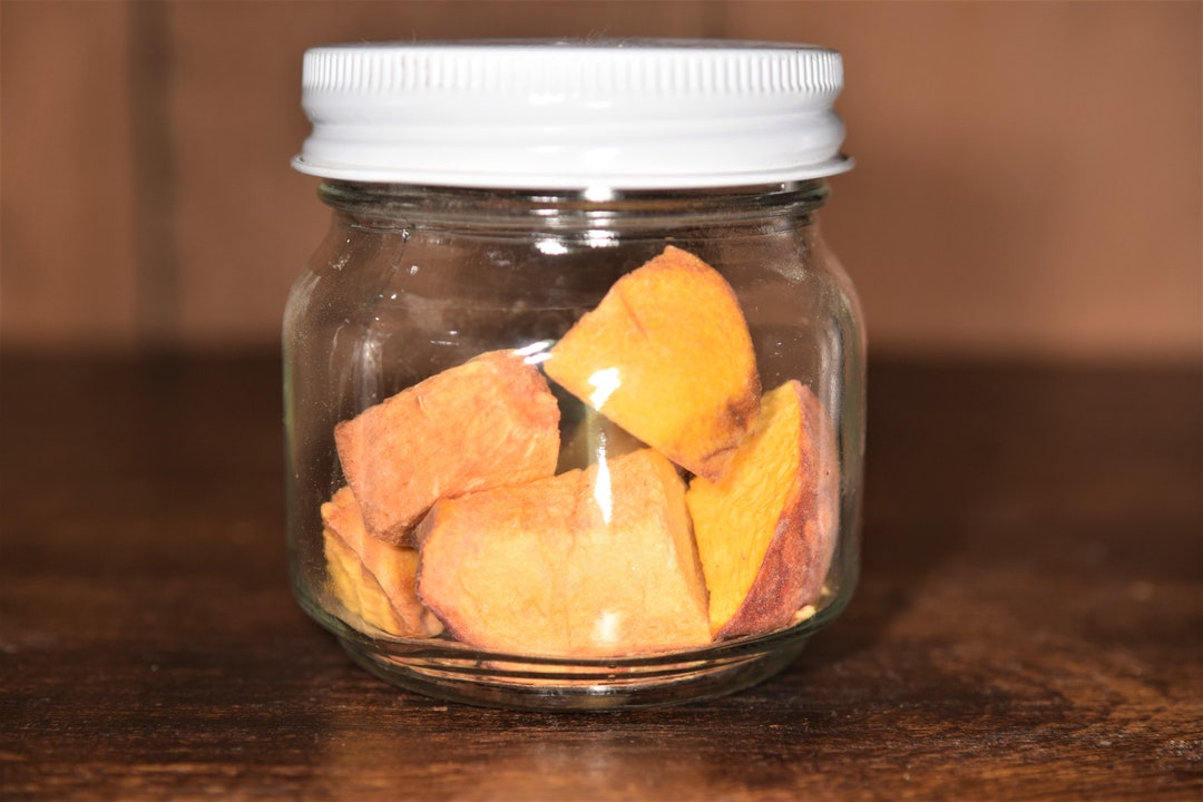 Freeze Dried Peaches - No Sugar Added - in Mylar Bag - FREE SHIPPING on ...