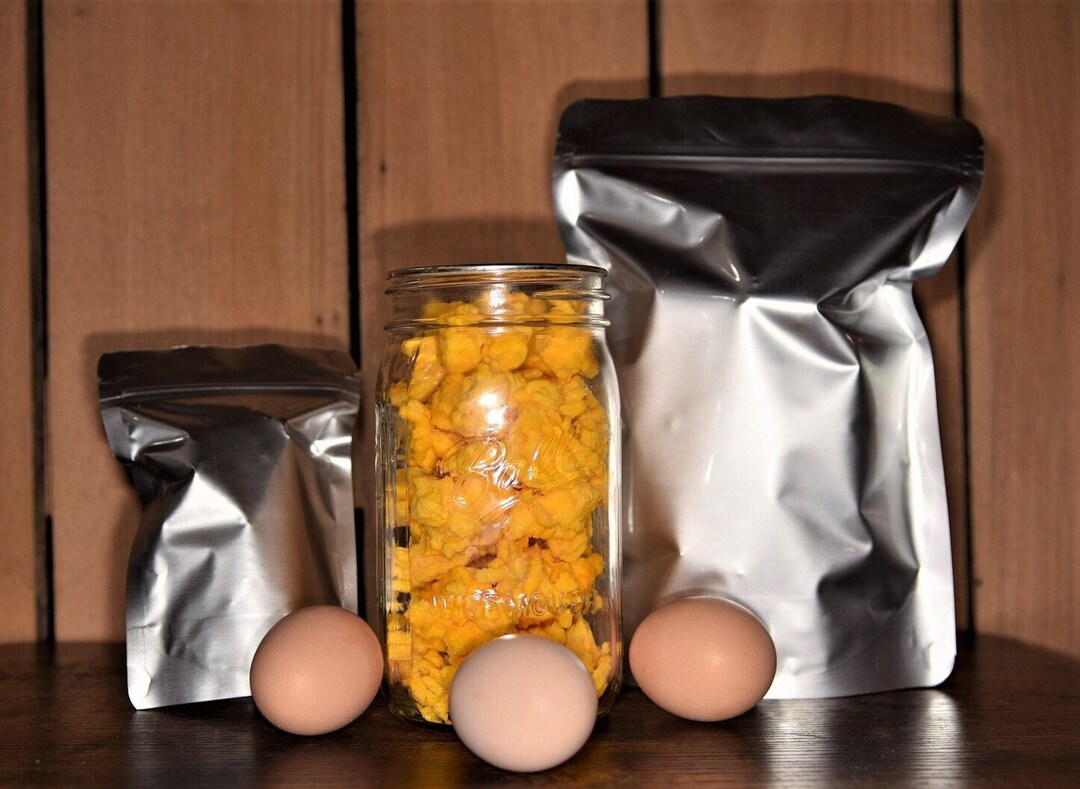 Freeze Dried Scrambled Eggs With Cheese cooked Meal Ready to Eat