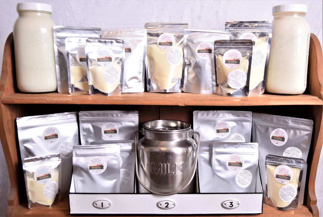 Freeze Dried Grassfed, LOW FAT, Organic Raw Cows Milk Powdernongmo