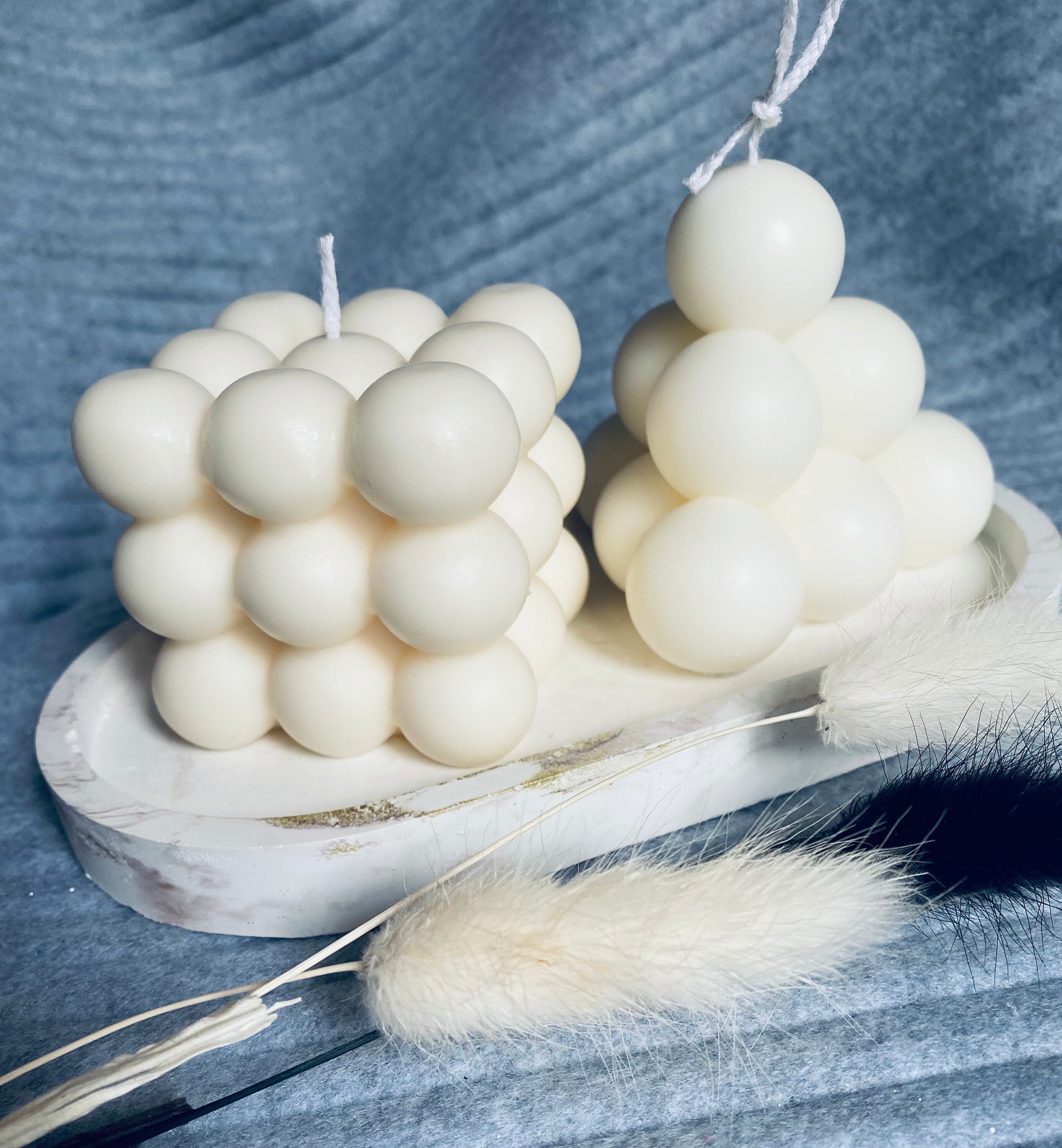 Bubble Pyramid & Bubble Candle Cube Candle Bubble Etsy