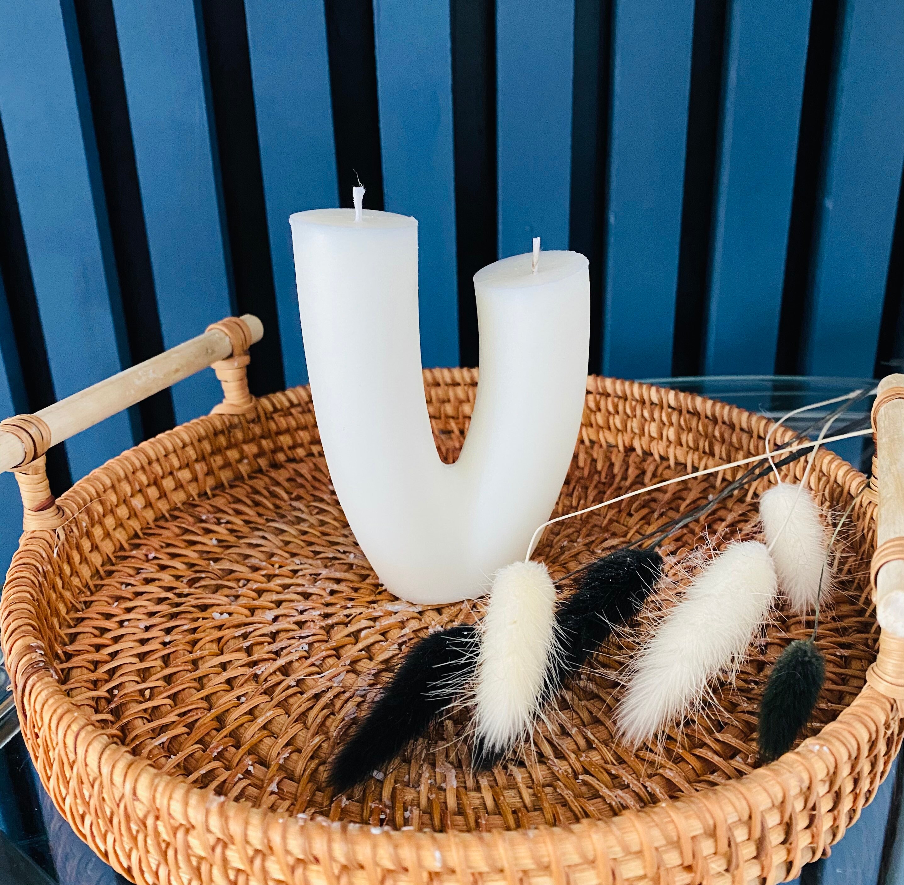 Bubble Ball Candle And Double Wick Wishbone Candle Cube Etsy