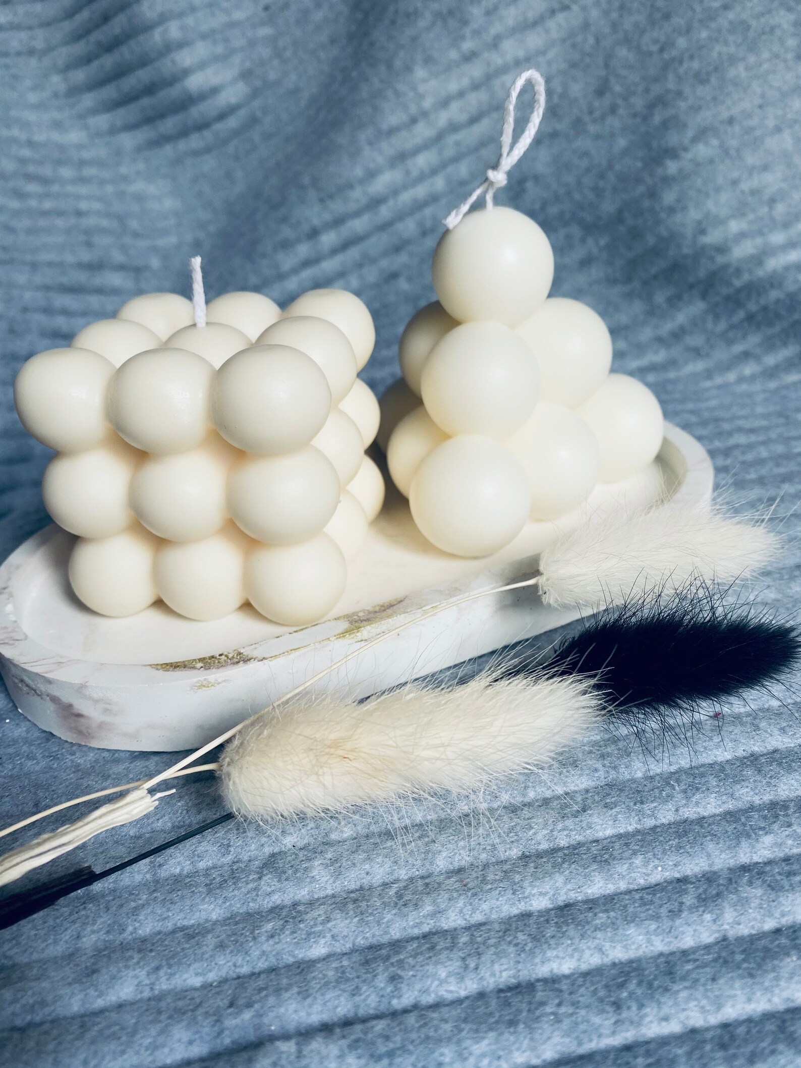 Bubble Pyramid & Bubble Candle Cube Candle Bubble Etsy