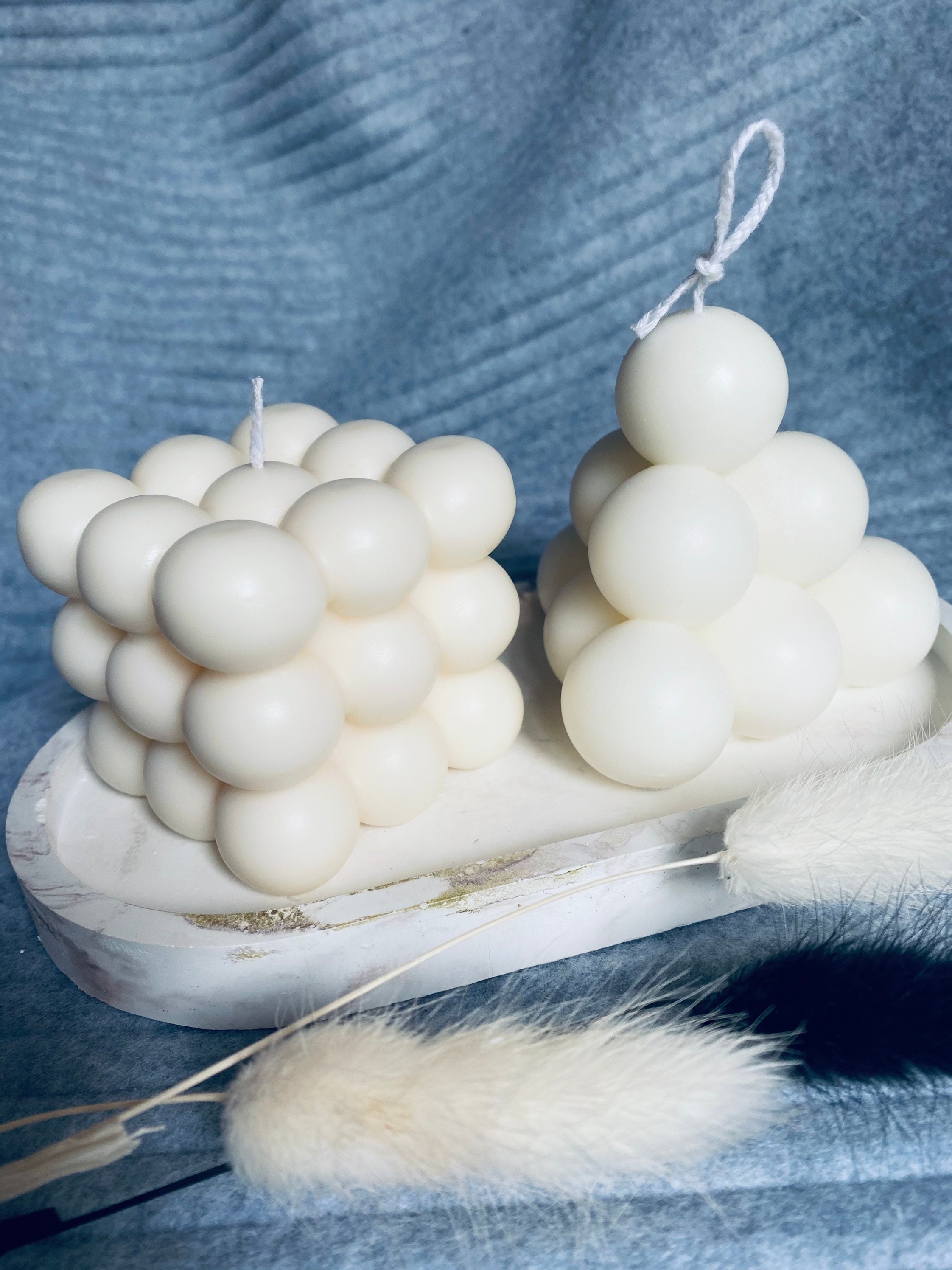 Bubble Pyramid & Bubble Candle Cube Candle Bubble Etsy