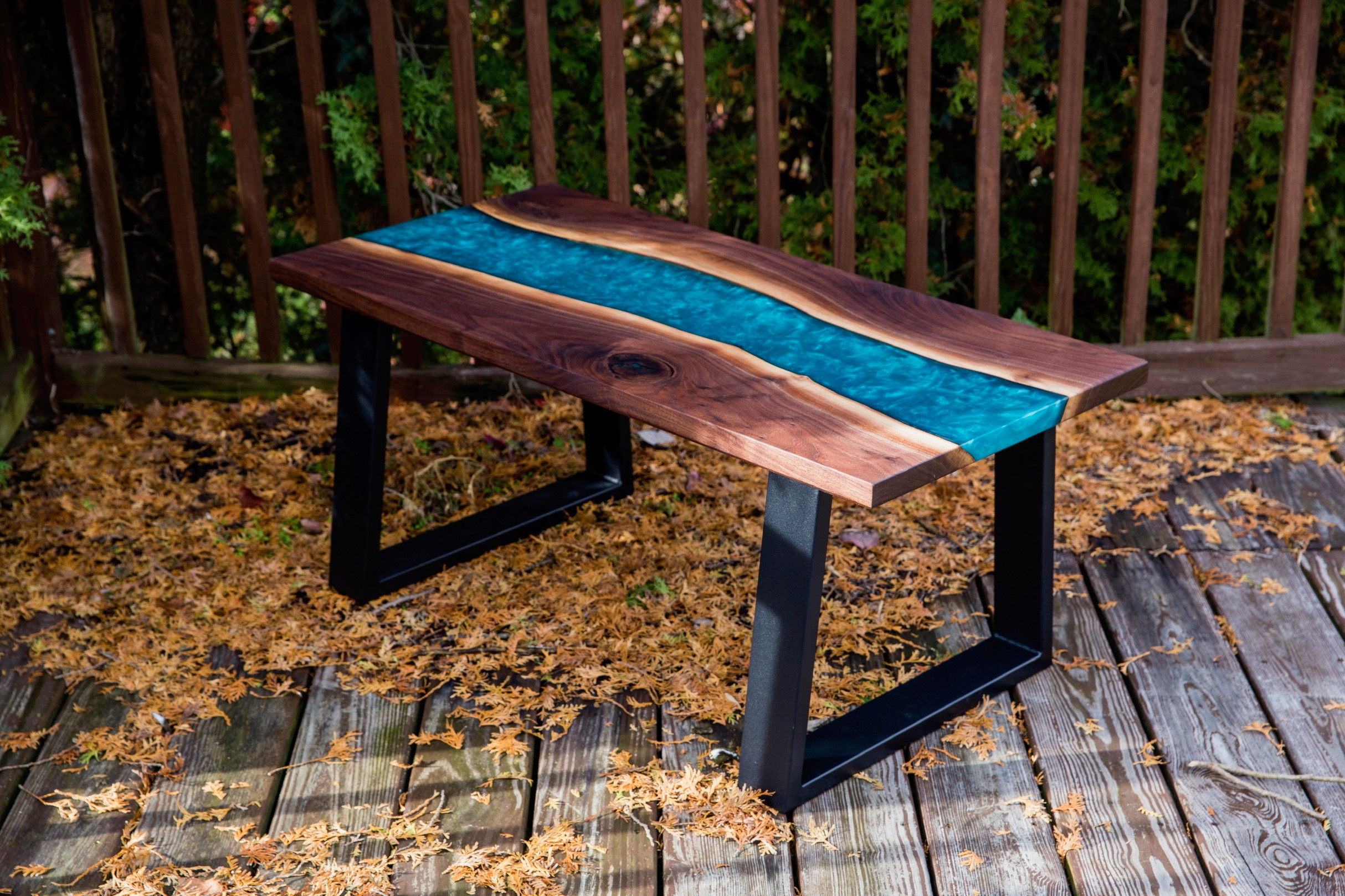 CUSTOM Epoxy & Wood Coffee Tables - Etsy