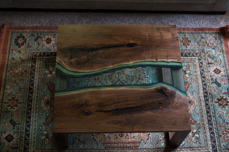 CUSTOM Epoxy & Wood Coffee Tables - Etsy