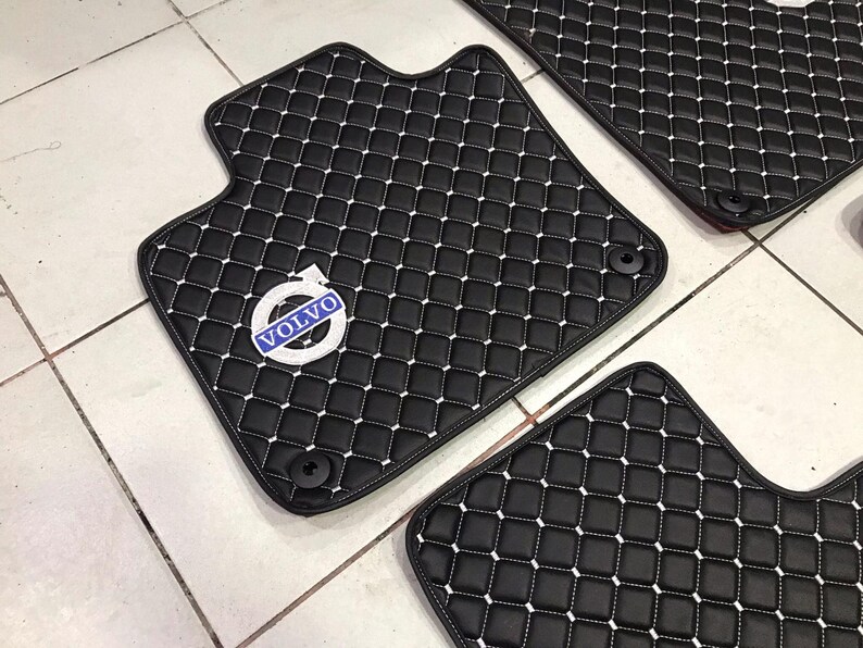 Leather Car Mats For Volvo Xc90 20142021 Etsy