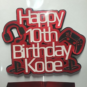 Gaming Cake Topper