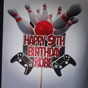 Bowling Cake Topper