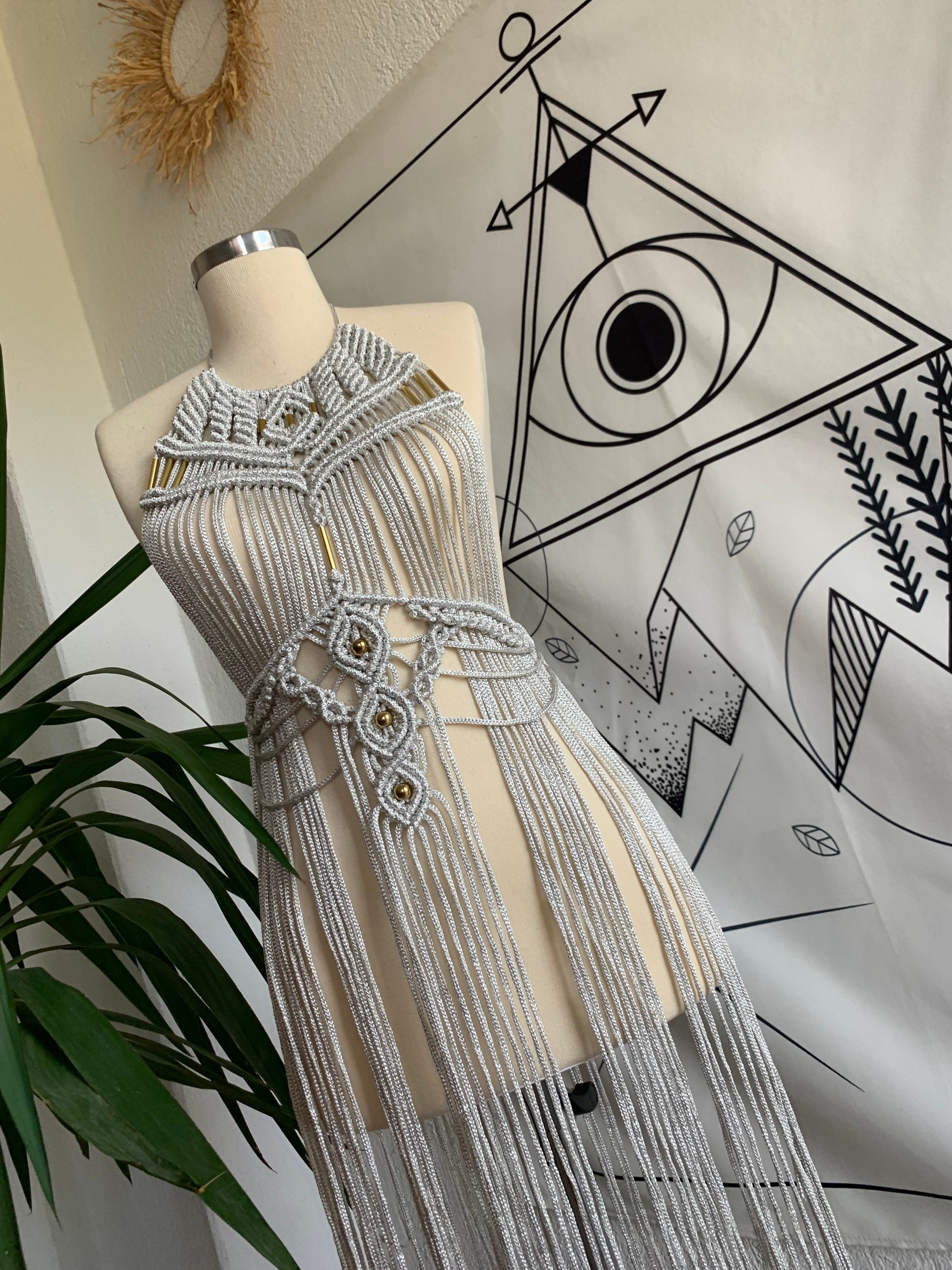 Vestido artemisa macrame España